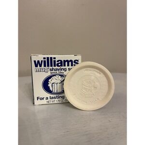 Williams‎ Mug Shaving Soap 1.75 OZ Lasting Lather New Old Stock